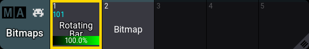 The image shows an example of the Bitmaps pool.